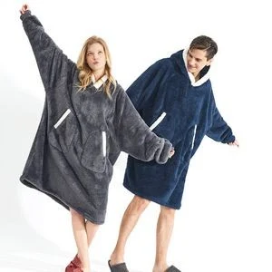 Sherpa Blanket Hoodie, custom hoodie or sweatshirt with logo imprint 1