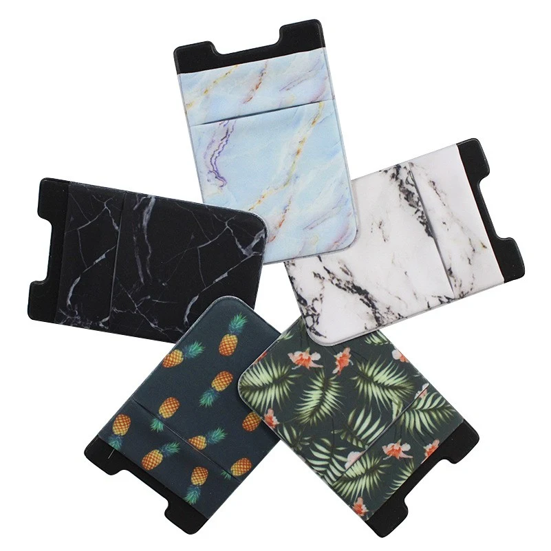 Elastic Wallet Card Holder Phone Pocket 1