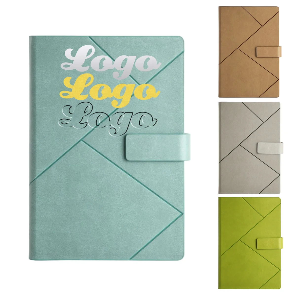 Leather Journal with Elastic Closure for Office or School 1