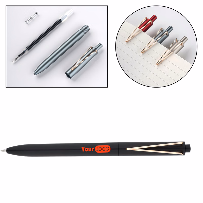 Portable V-shaped Pen Holder Gel Pen