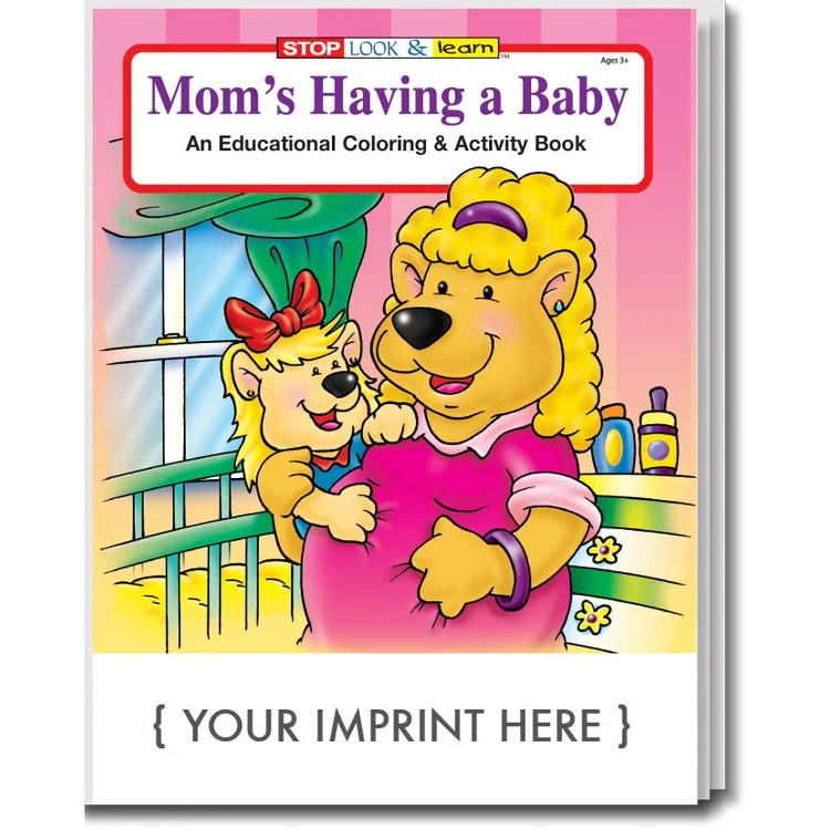 COLORING BOOK - Mom's Having A Baby Coloring & Activity Book 1