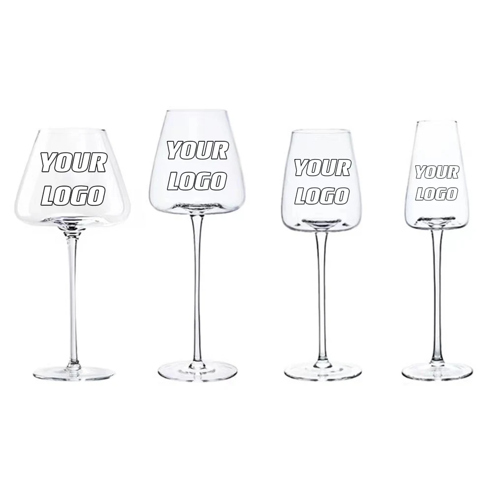 8 / 11.5 / 19.8 / 24 oz Burgundy Wine Glass Champagne Cups 1