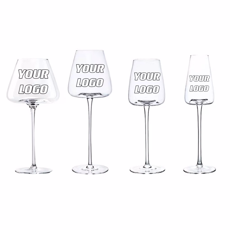 8 / 11.5 / 19.8 / 24 oz Burgundy Wine Glass Champagne Cups