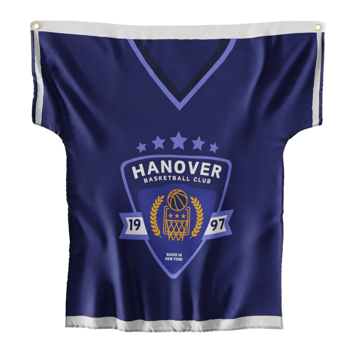 Jersey Flag, 40" x 35" 1