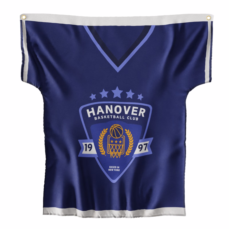 Jersey Flag, 40" x 35"