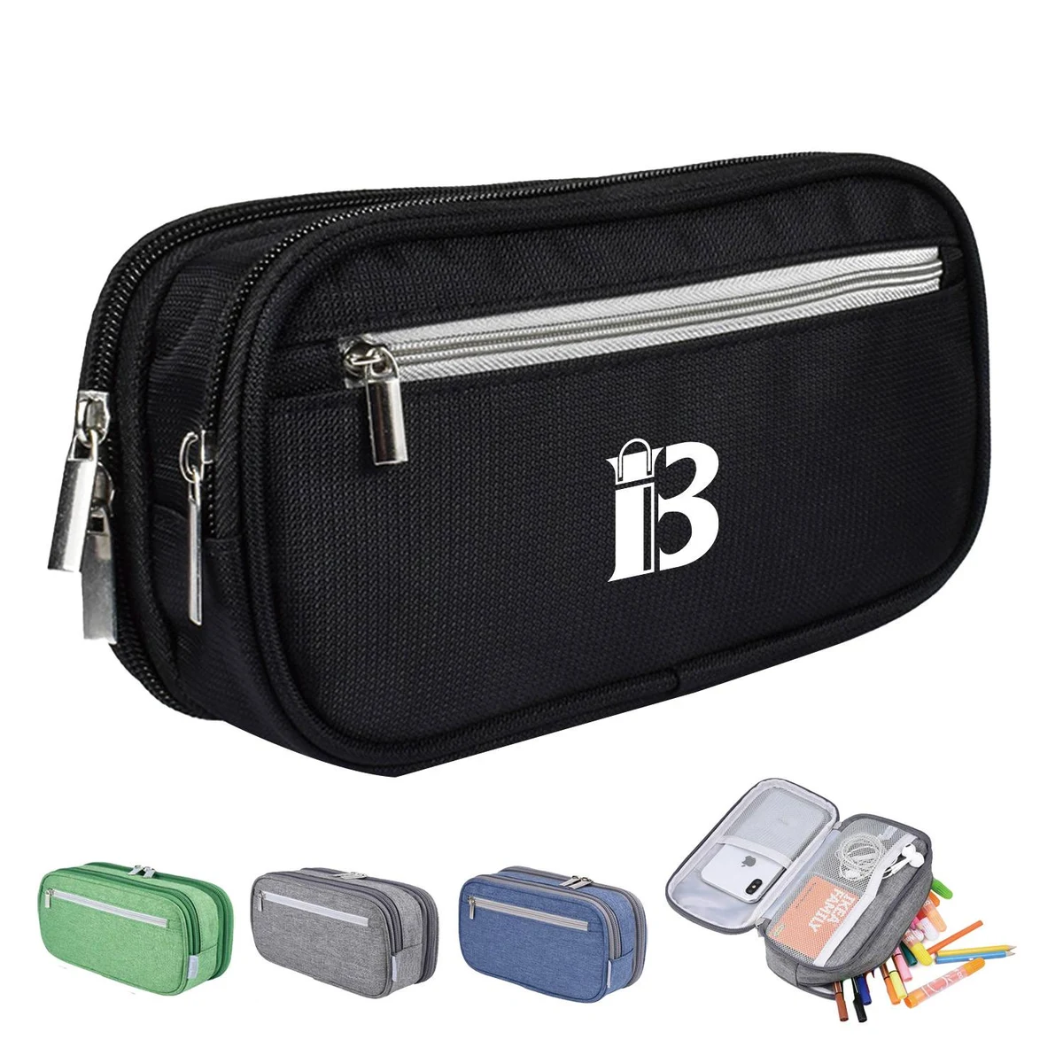 Students School Oxford Pencil Case Bag 1