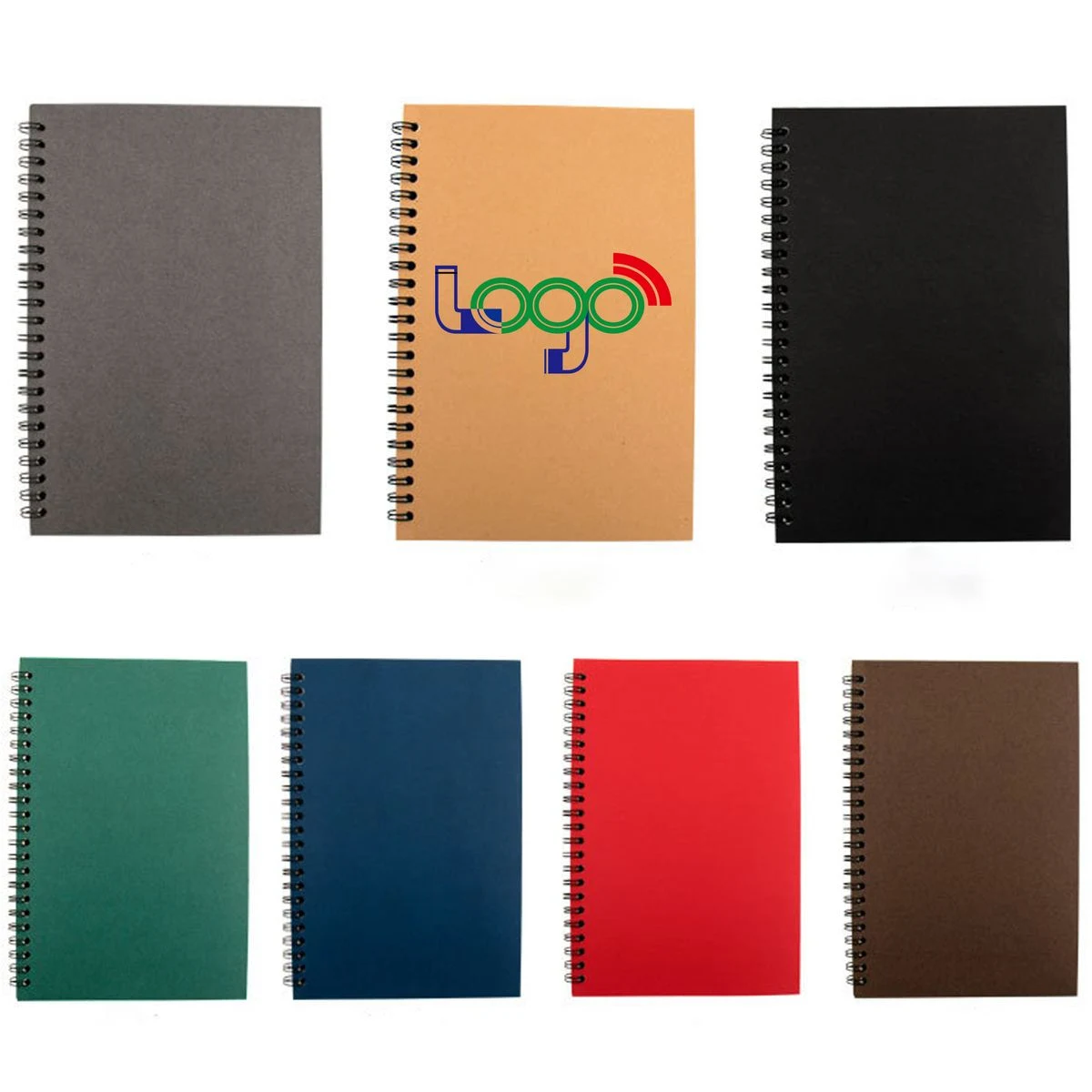 Cardboard Spiral Notebook 1