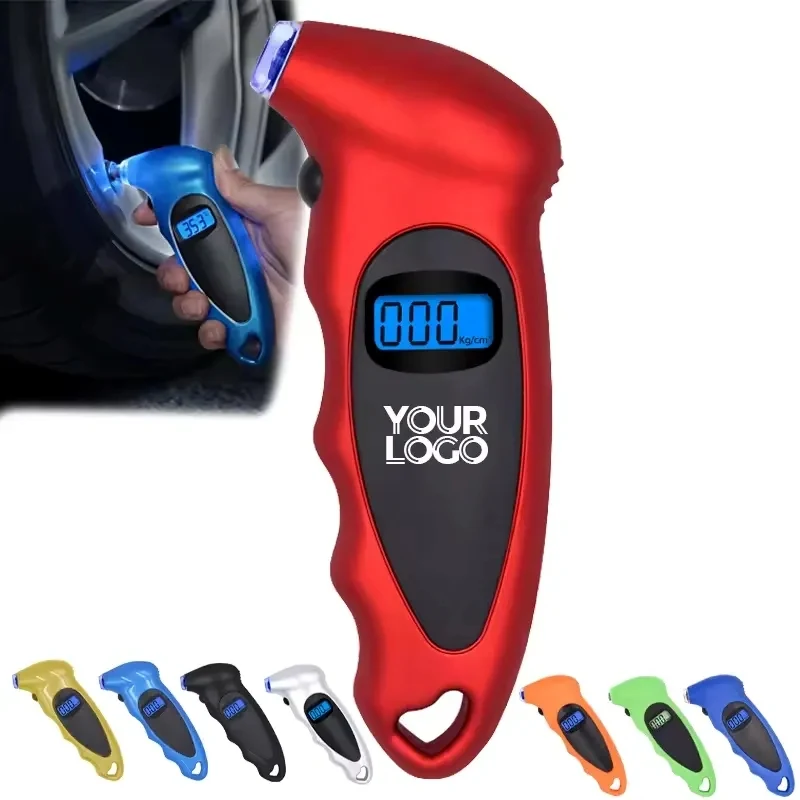 Multifunction Digital Tire Pressure Gauge Safety Hammer 1
