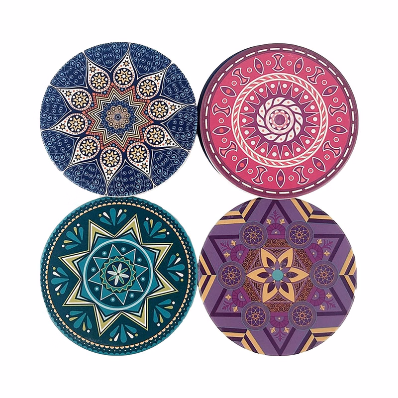 Round Ceramic Coasters
