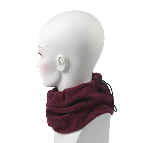 Maroon Fleece Neck Gaiter 1