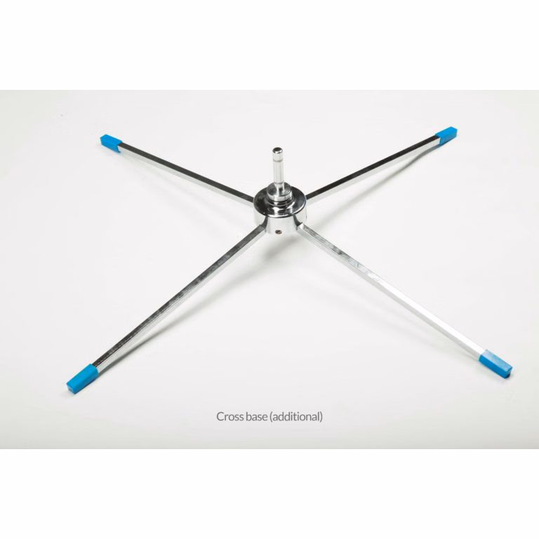 Premium Chrome-Plated Cross Base
