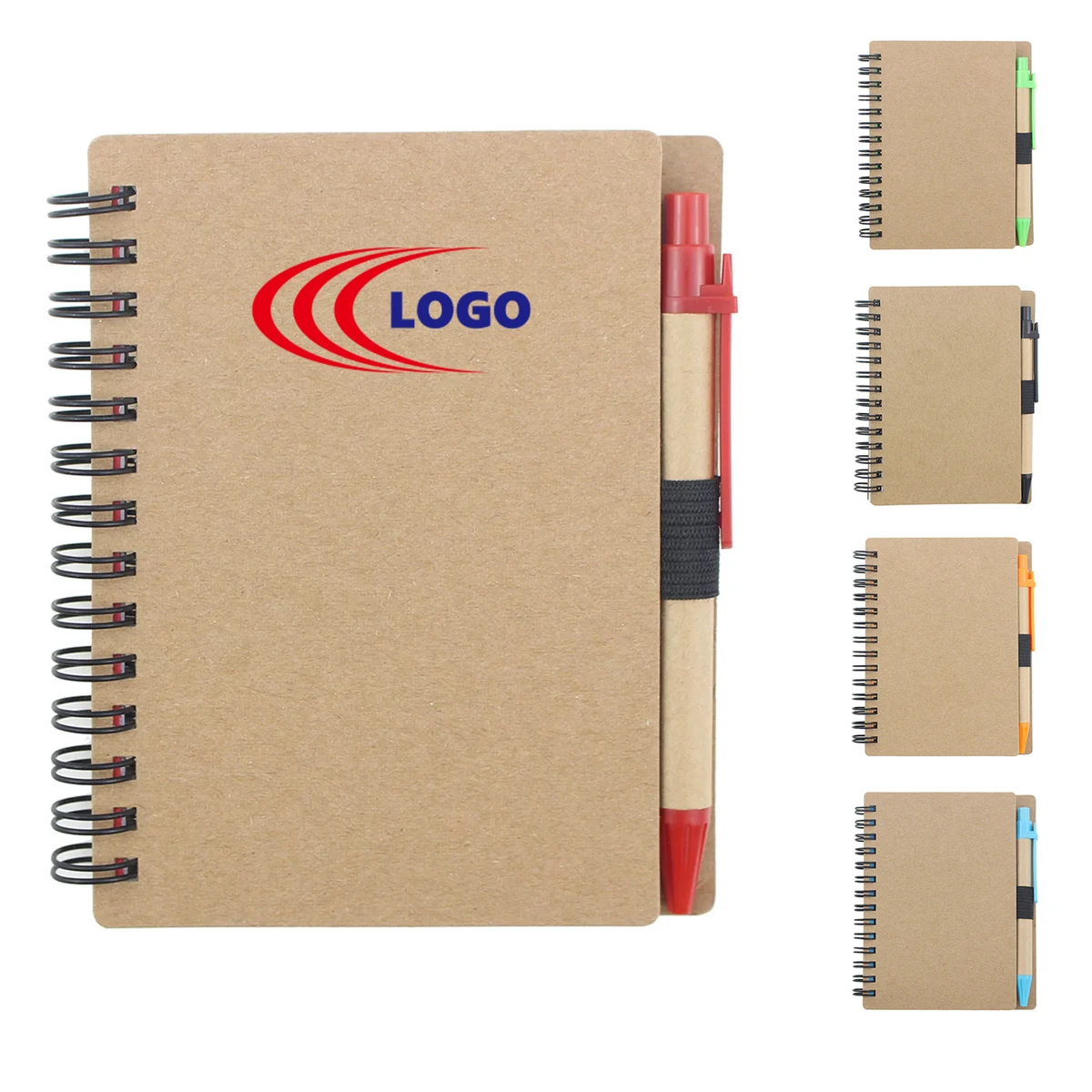 Custom Spiral Notebook with Eco-Friendly Kraft Paper 1
