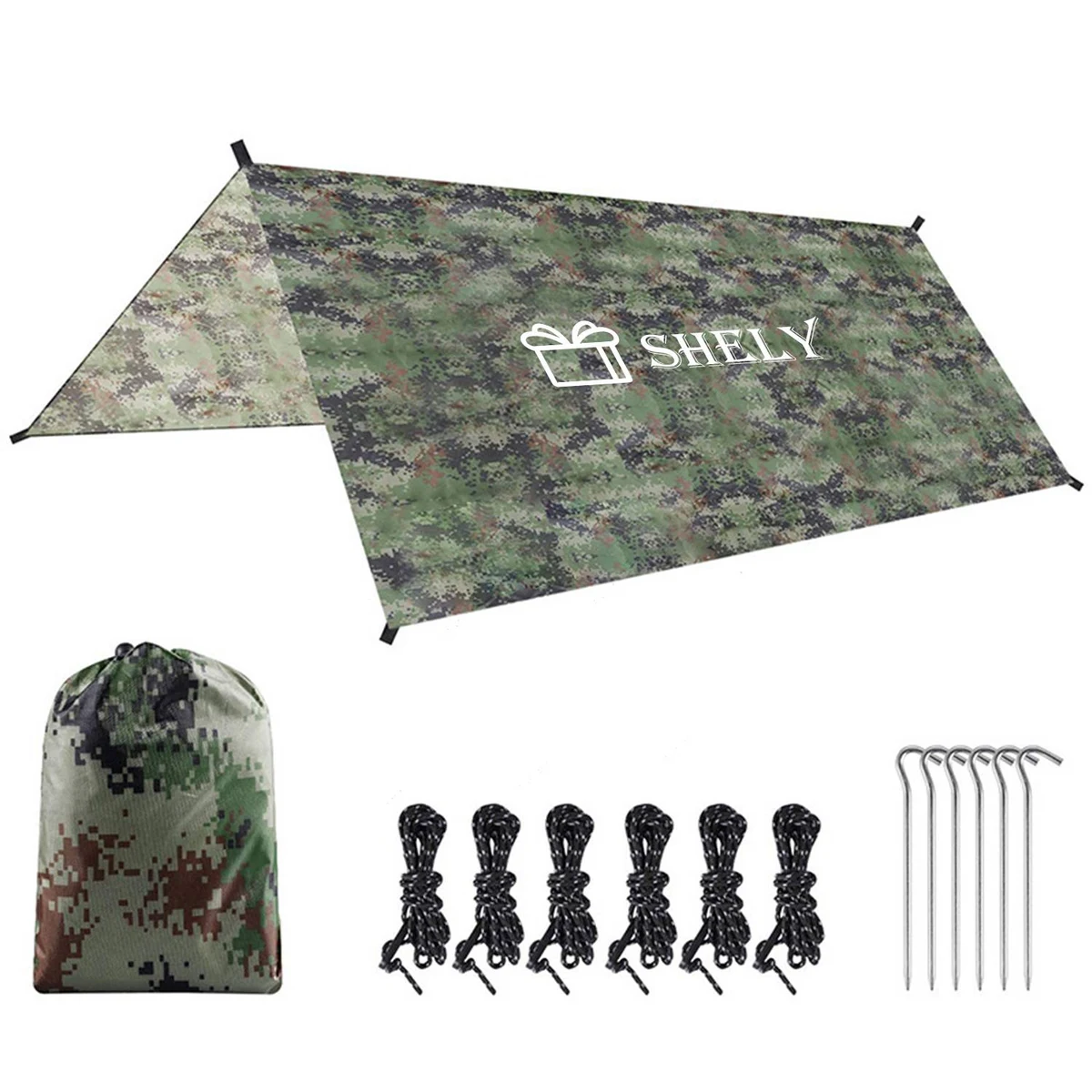 Waterproof and sunscreen beach shading tent 1