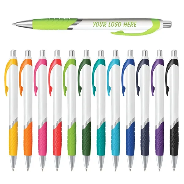 Turbo Ballpoint Pen -White Barrel 1
