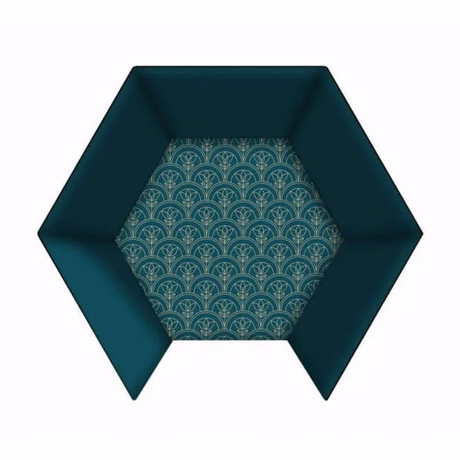 Hexagonal Vogue Booth Enclosure (8Ft x 8Ft)