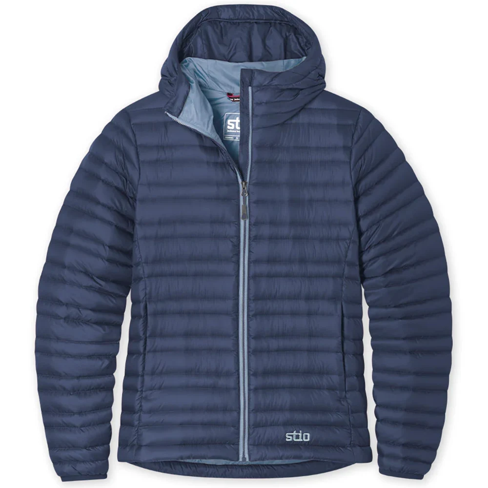 STIO® Recycled Women's Ultralight Pinion Down Windproof Hooded Jacket 1