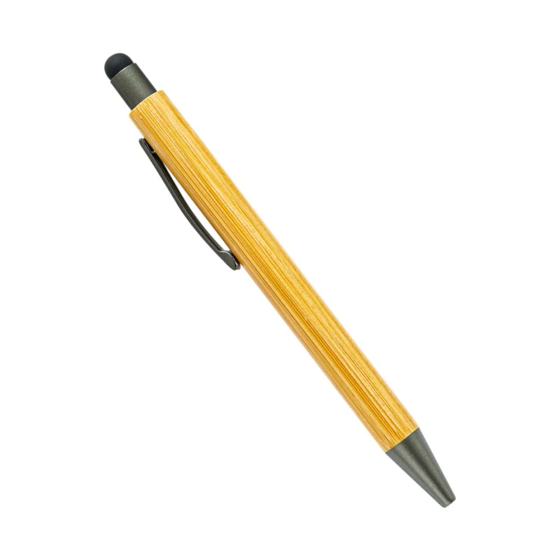 2-in-1 Eco-friendly Bamboo Pen with Stylus 1