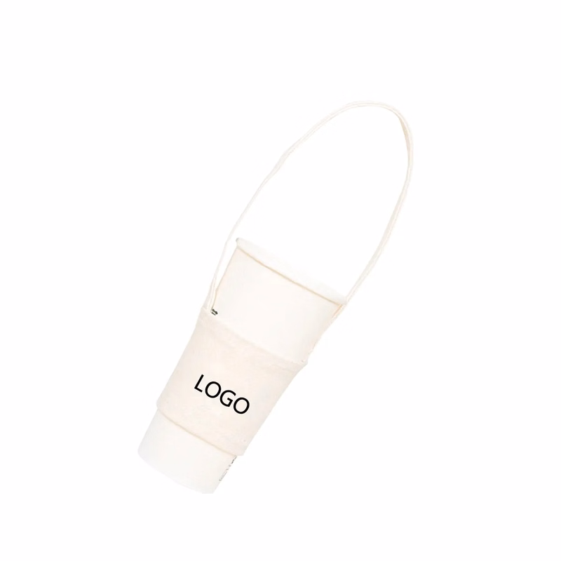 Milk Tea Coffee Canvas Cup Sleeves