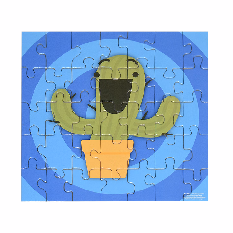 35 Pieces - 6 3/4" x 6 3/4" - Medium Puzzle