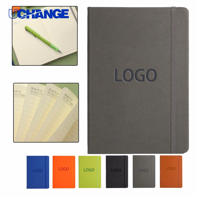 Multi-Color Business Strap Notebook Journal