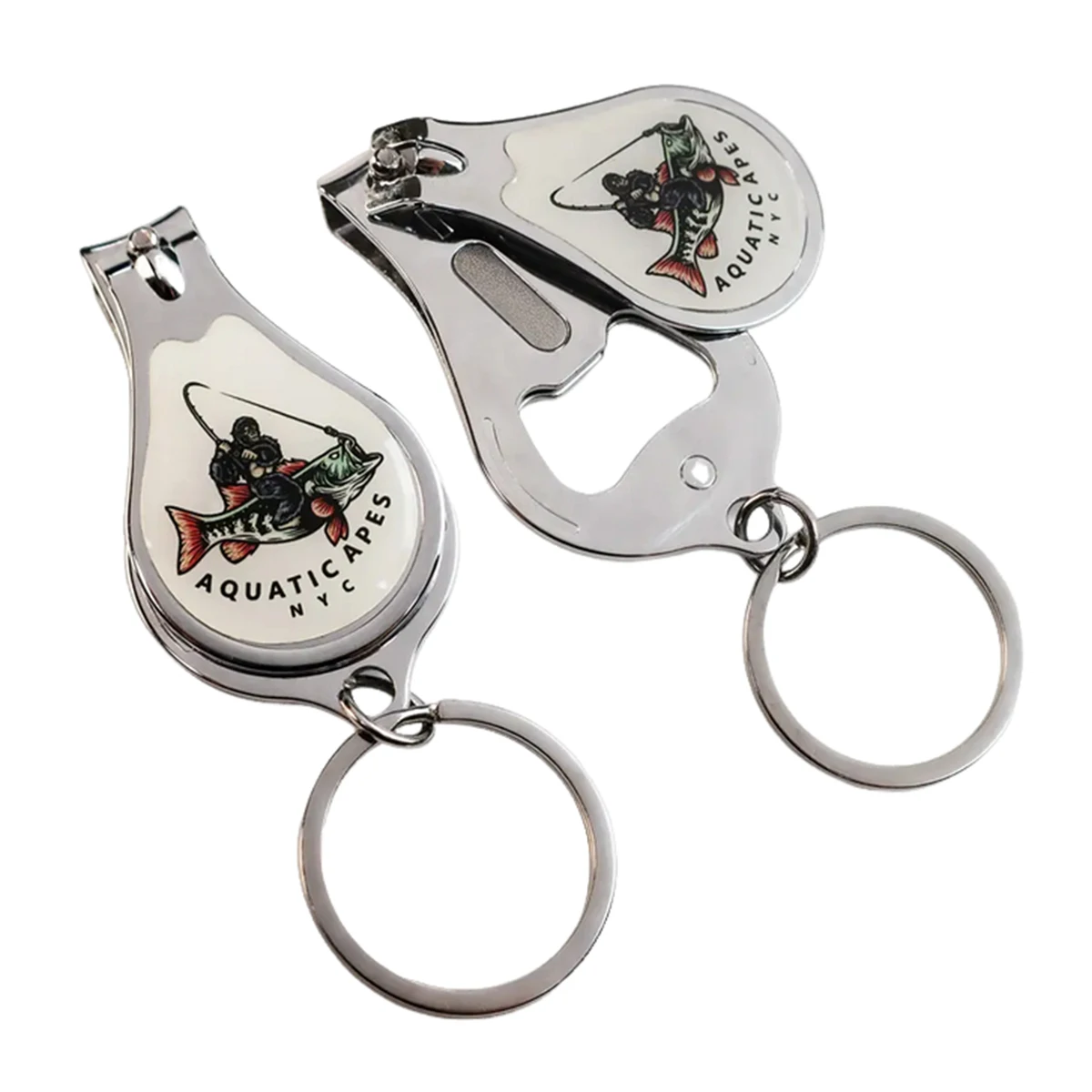 Nail Clipper Keychain with Built-in Opener 1