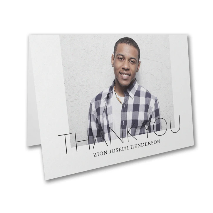 Simple Thanks Thank You Card 1