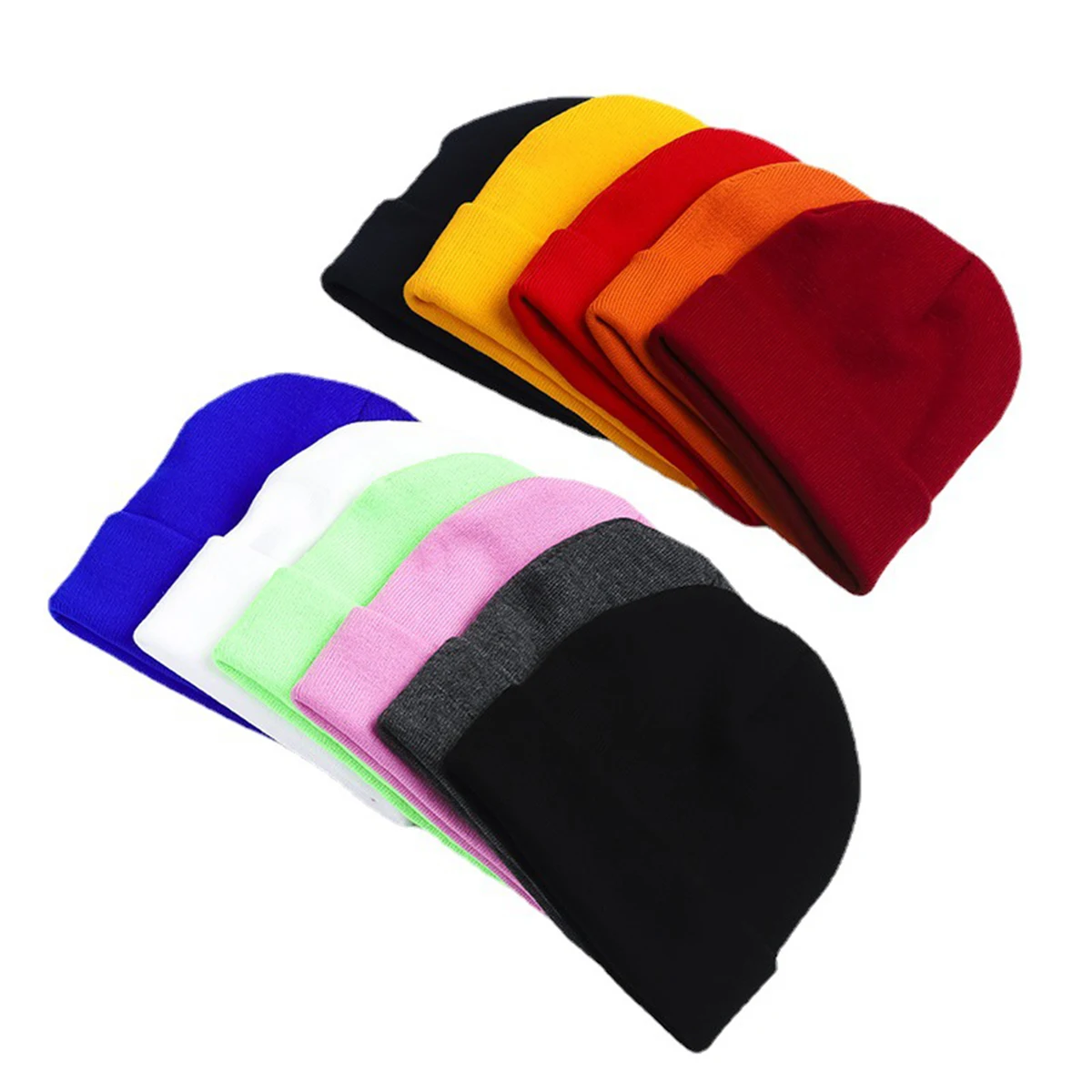 Colorful Warm Knit Beanie 1