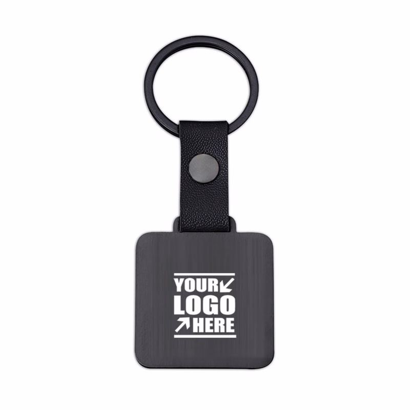 Square Metal Key Tag