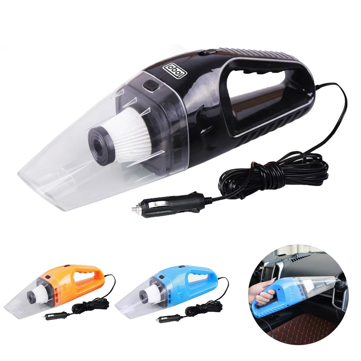 120W Ultra-High Power Wet Dry Car Vacuum Cleaner 1