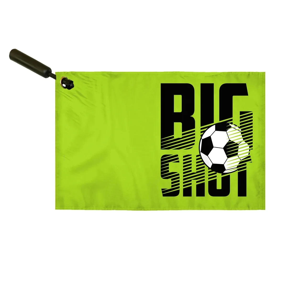 Screen Sublimation 2 Ply Swirler Flag 12" x 18" W-Poly 1