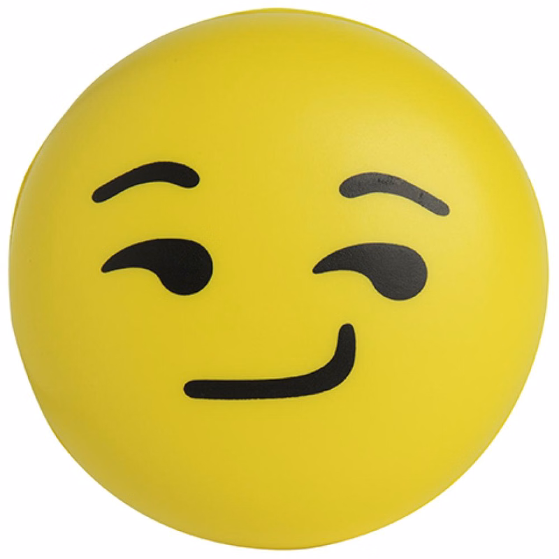 Smirk Emoji Stress Ball