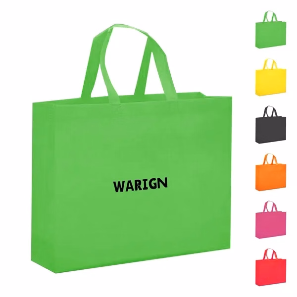 Custom Non-Woven Hot-Compression Tote Bag — Lightweight Eco Promo Carryall