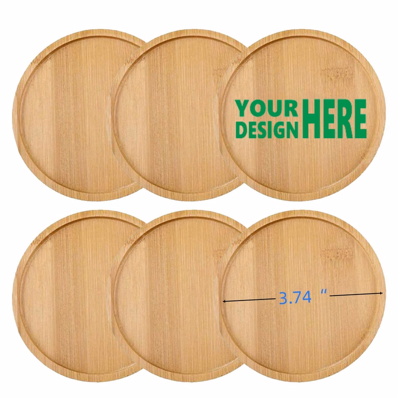 ZenCircle Bamboo Coaster Set