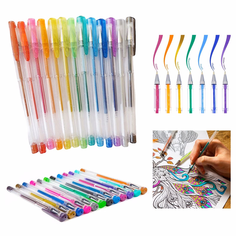 48 Coloring Pen With Soft Grip For Drawing