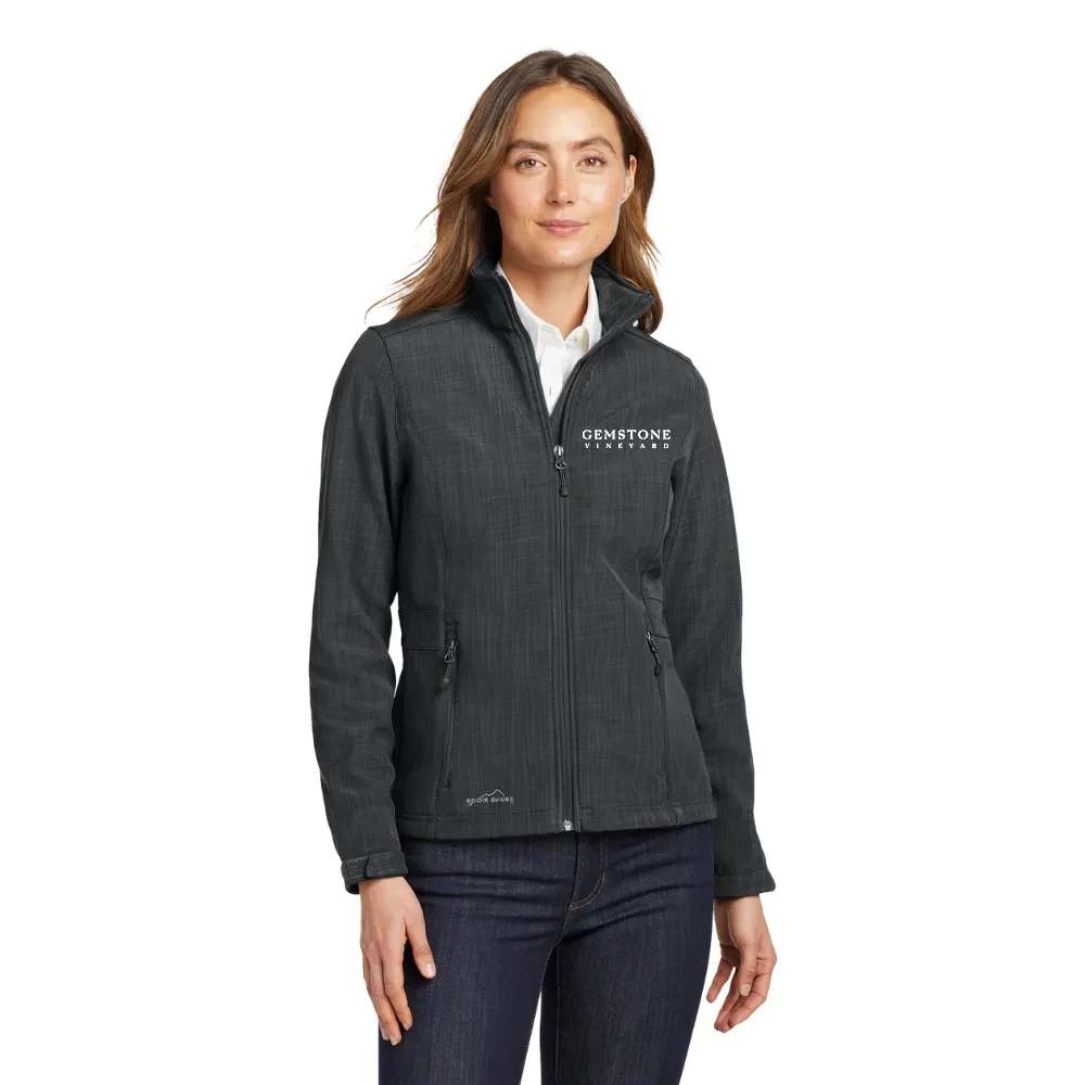 Eddie Bauer(R) Women's Shaded Crosshatch Soft Shell Jacket 1