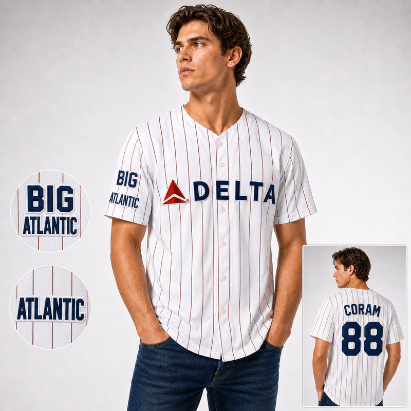 UPHILL™ Tackle Twill Baseball Jersey with Buttons