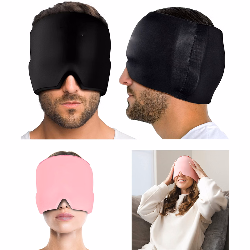 Gel Ice Headache Migraine Relief Hat