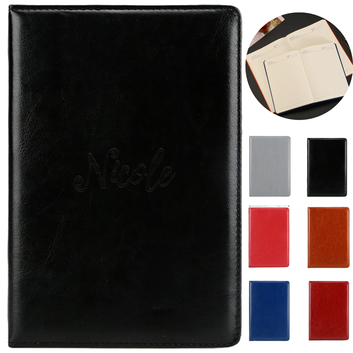 A5 PU Softcover Thread Sewn Notebook 1