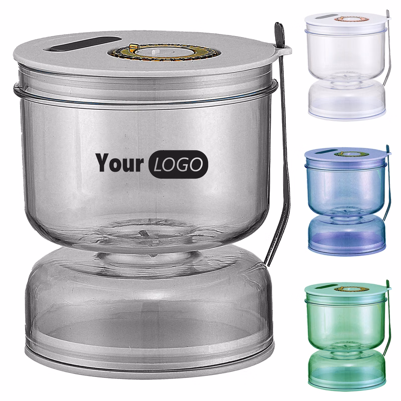 Glass Innovative Double-Layer Food Storage Container With Date Tracker