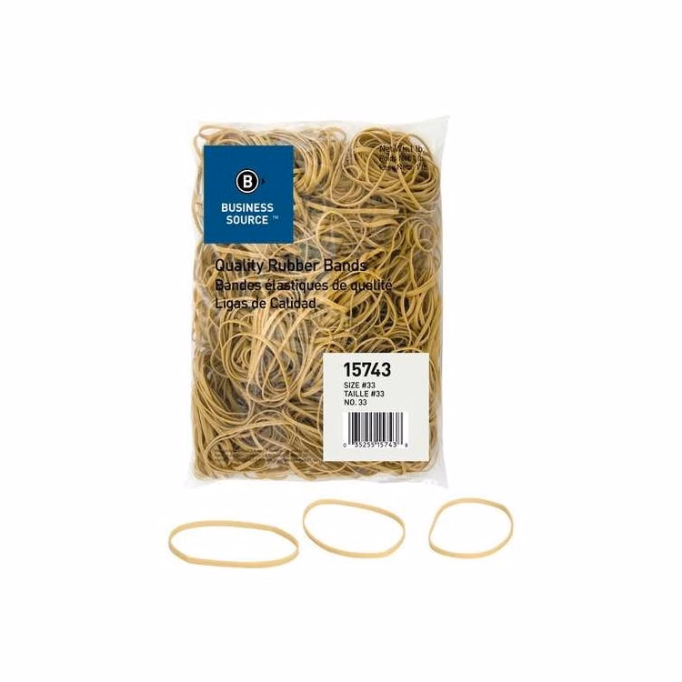 Office Rubber Bands - Crepe Size #33 600 Pack