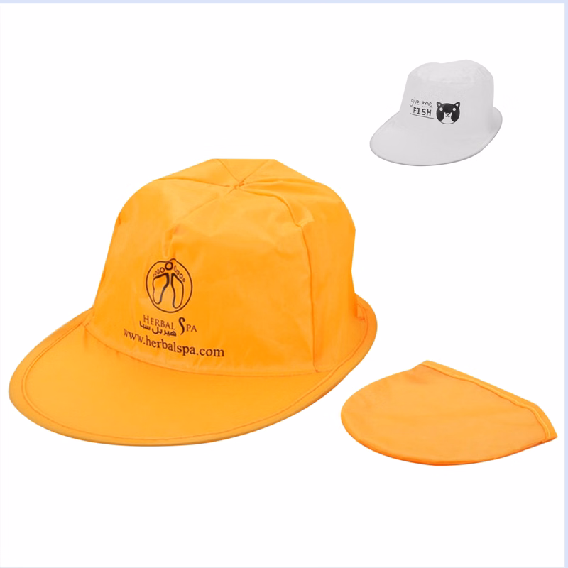 Collapsible Foldable Baseball Hat Or Cap with Pouch