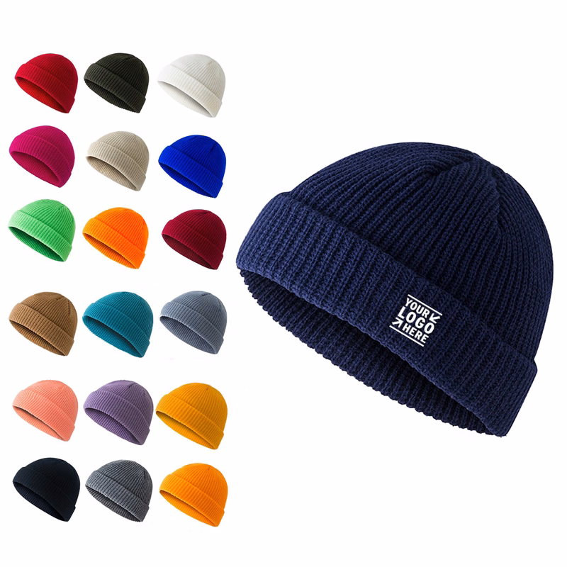 Unisex Roll Up Edge Fisherman Beanie