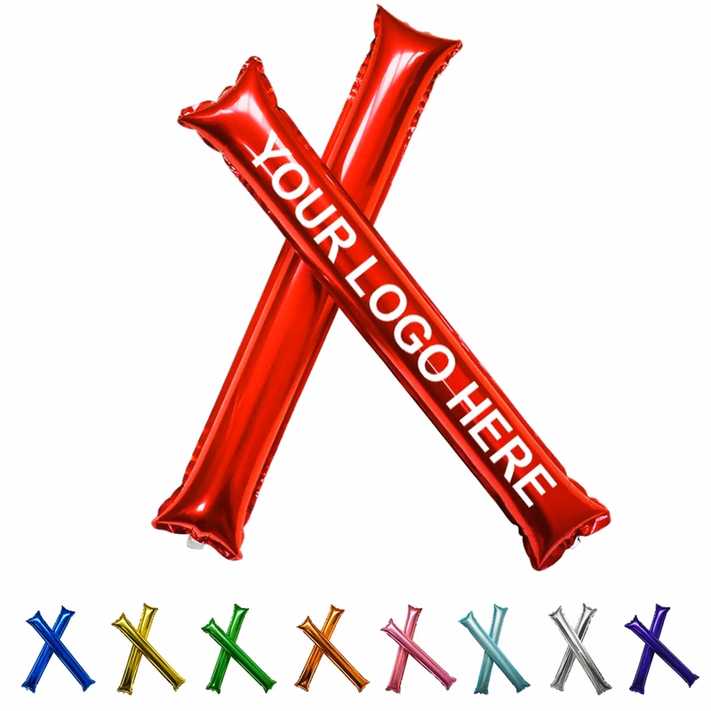 Aluminum Cheering Thunder Sticks Inflatable