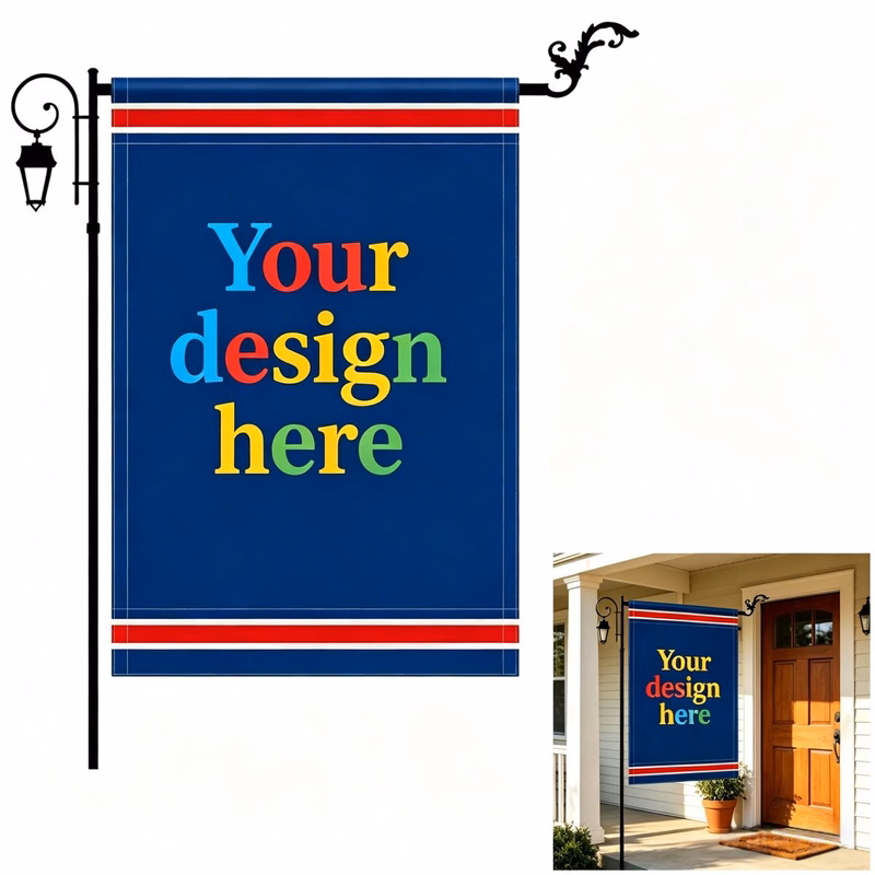 Garden Flag & Custom Hanging Decor Banner