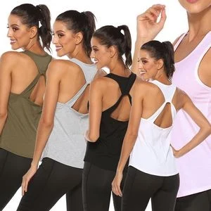 Women Sexy Backless Yoga Vest 1