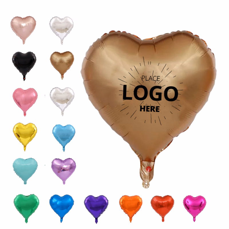 18in Heart Shaped Foil Balloon