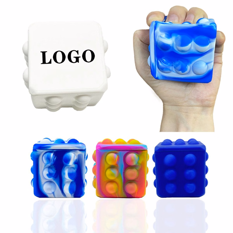 2.2 in Silicone Push Pop Bubble Cube