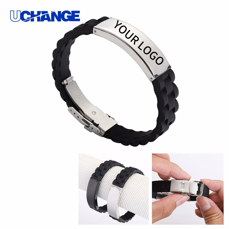 Silicone Steel Everyday Bracelet