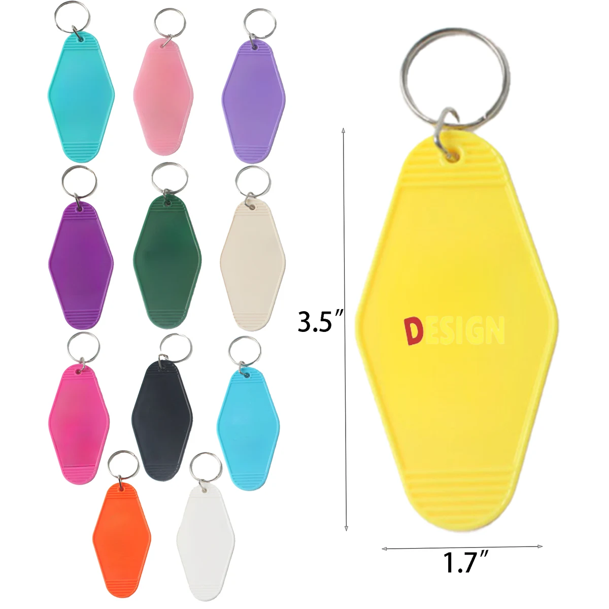 UV Custom Diamond Key Tag 1