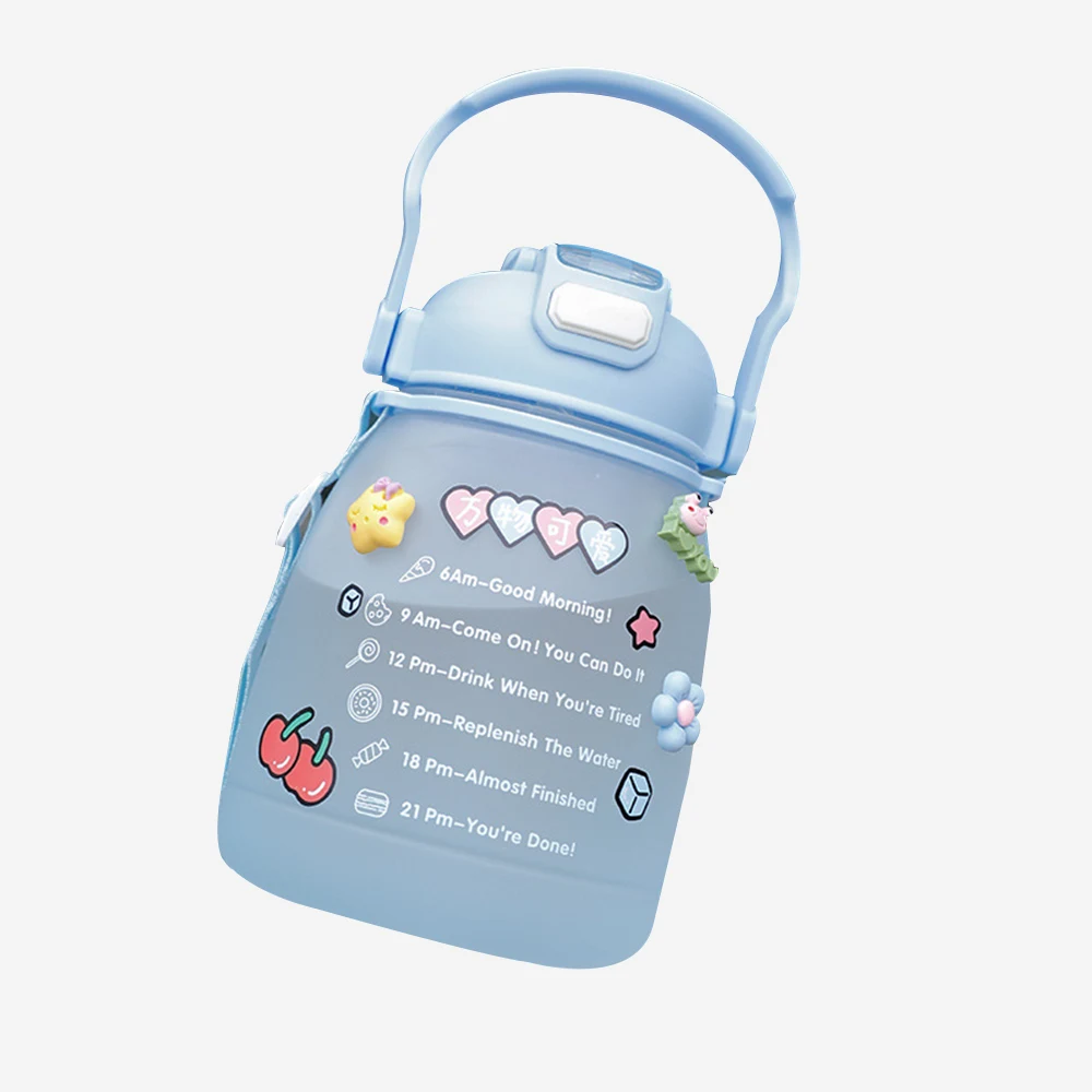 Children's Plastic Water Cup Summer Portable Water Bottle 1